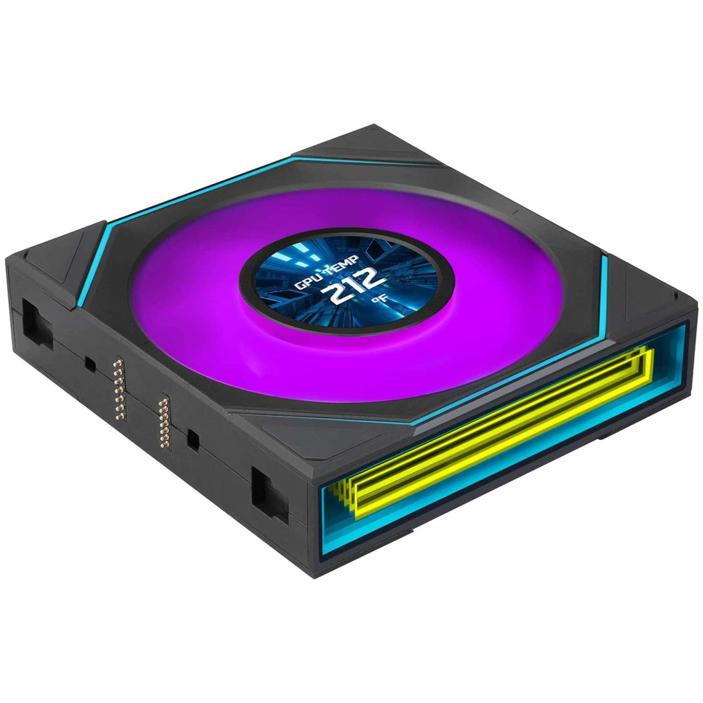 Lian Li UNI FAN SLINF LCD FLEX Reverse 120mm Triple Fan Pack - Black