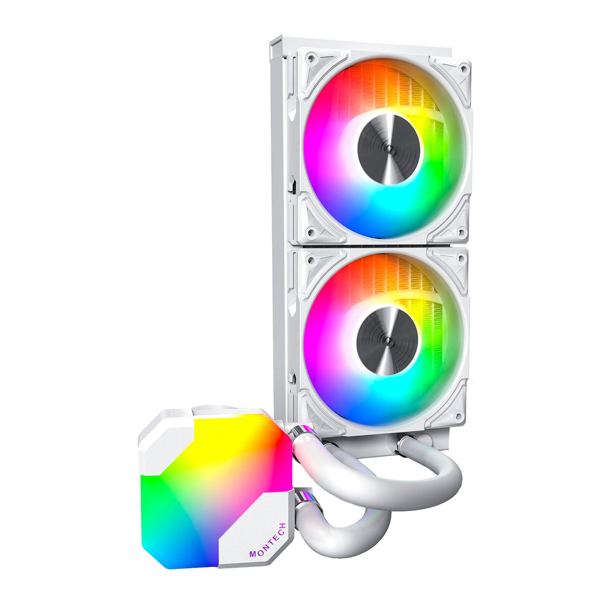 Montech HyperFlow ARGB 240mm White AIO Liquid Cooler