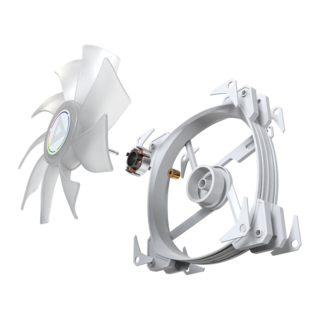 Montech HP140 ARGB 140mm White PWM Triple Pack