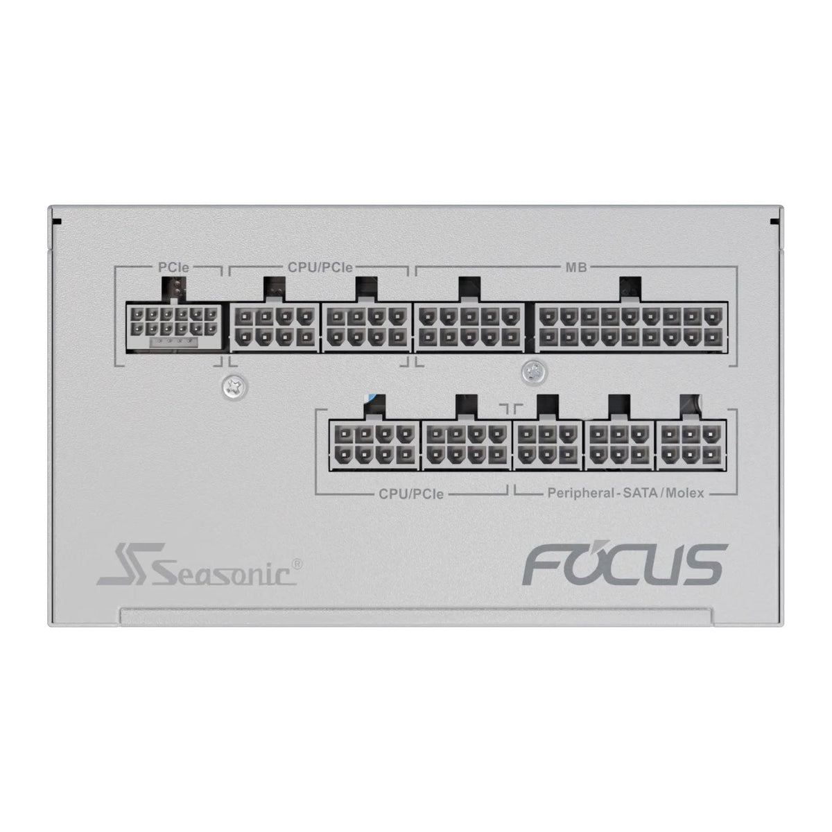 750W Seasonic FOCUS GX 750 V4 White ATX 3.1 Gold Modular PSU