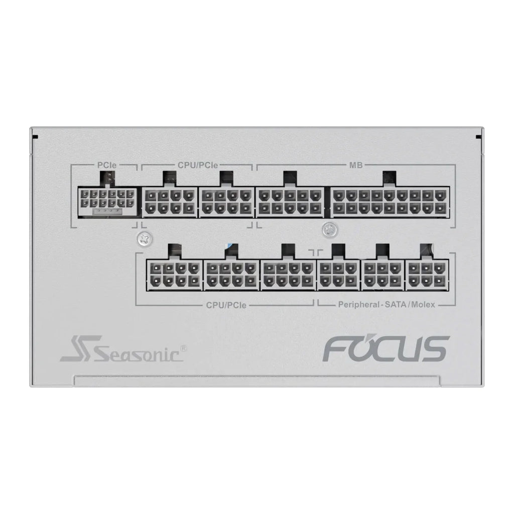 850W Seasonic FOCUS GX 850 V4 White ATX 3.1 Gold Modular PSU