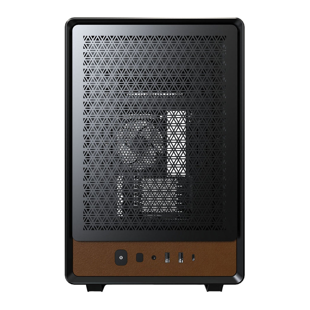 Montech Heritage Pro Black Leather Micro-ATX PC Case