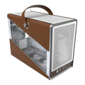 Montech Heritage Pro White Leather Micro-ATX PC Case