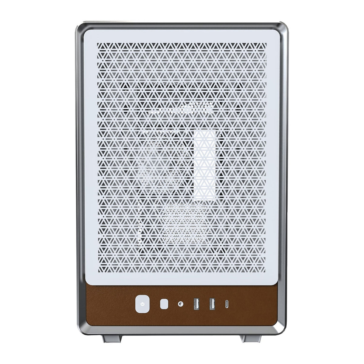 Montech Heritage Pro White Leather Micro-ATX PC Case