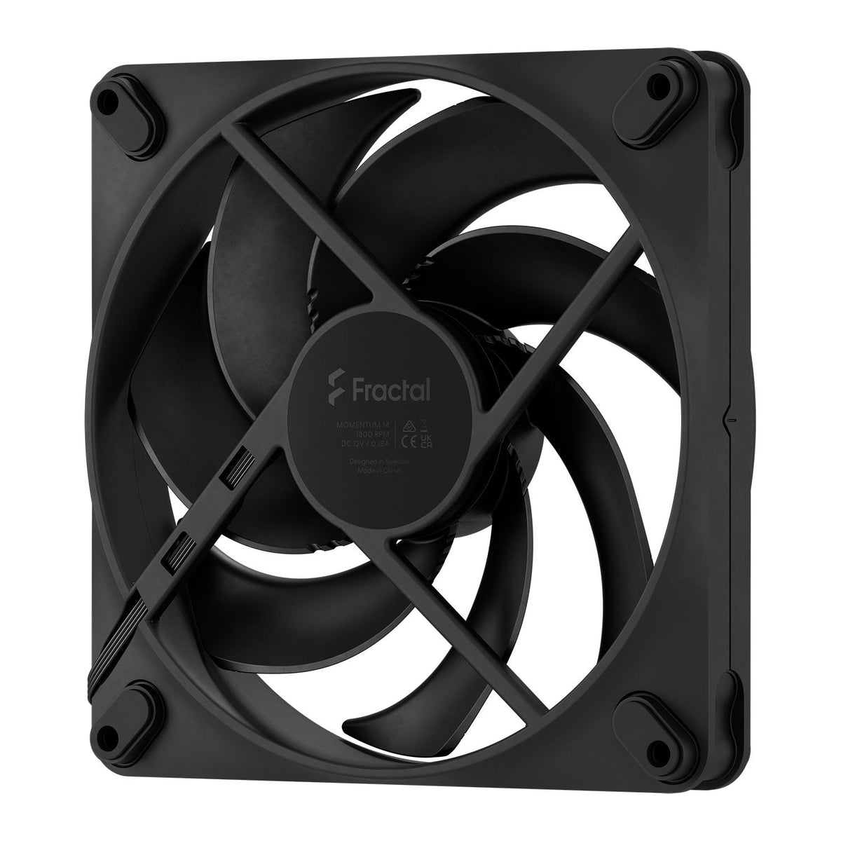 Fractal Design Momentum 14 Black 140mm PWM Fan