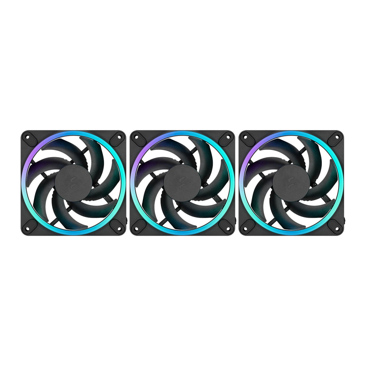 Fractal Design Momentum 12 Black ARGB 120mm PWM Triple Pack