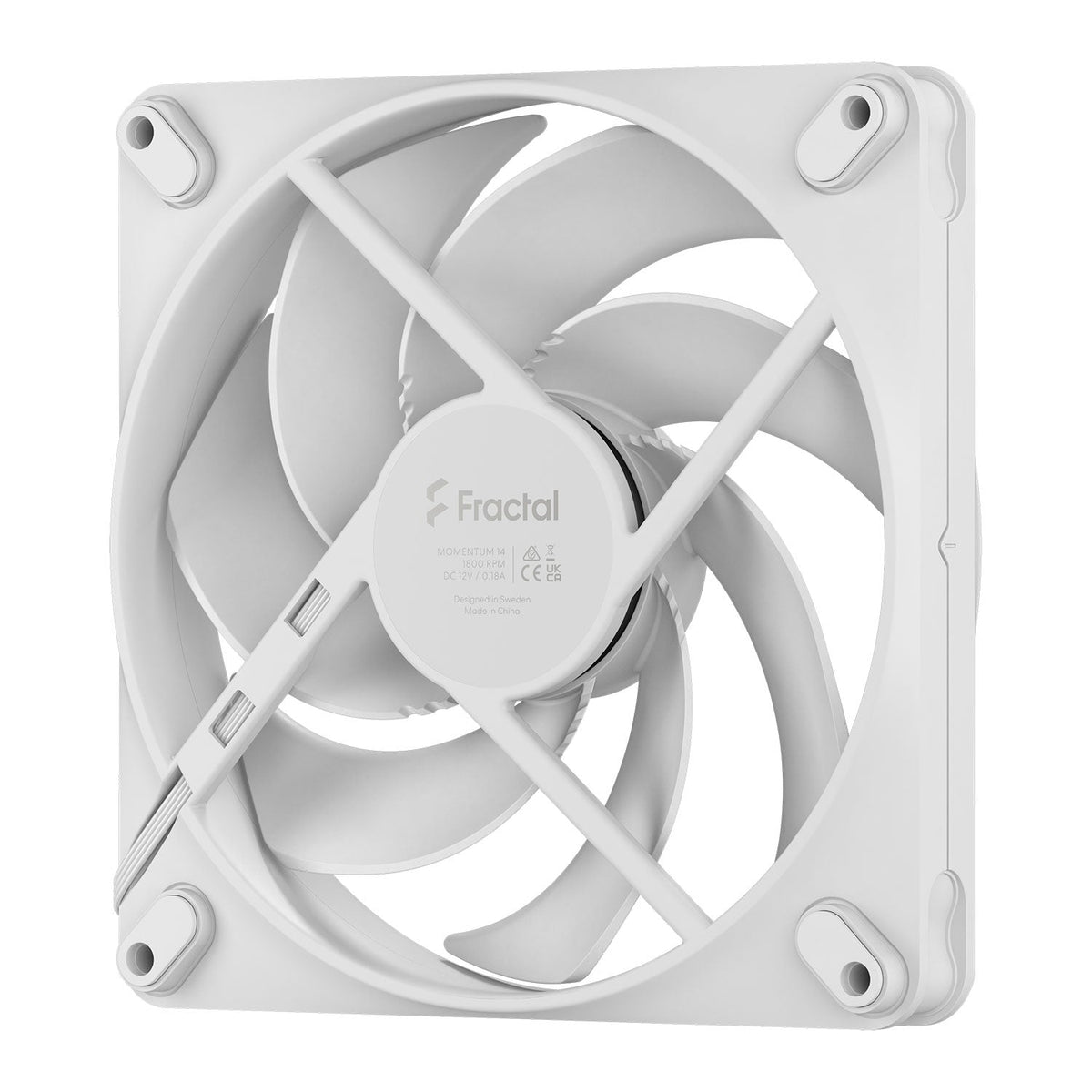 Fractal Design Momentum 14 White 140mm PWM Fan
