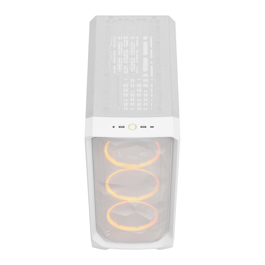 Fractal Design Meshify 3 RGB White TG Clear ATX PC Case
