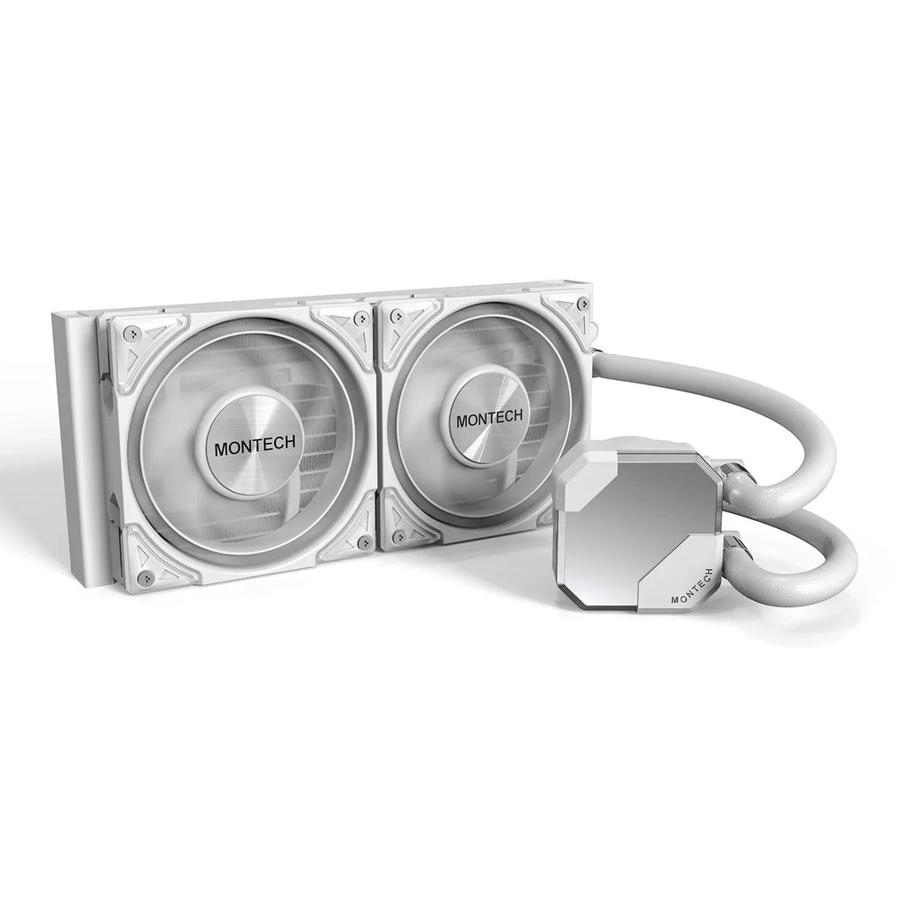Montech HyperFlow Silent 240mm White AIO Liquid Cooler