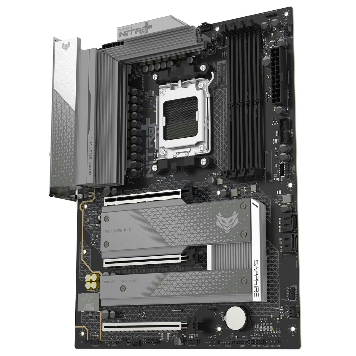 SAPPHIRE Nitro+ B850A WiFi7 ATX AM5 Motherboard