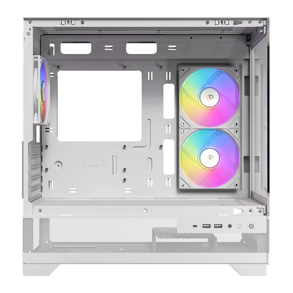 Antec CX500M ARGB White mATX PC Case