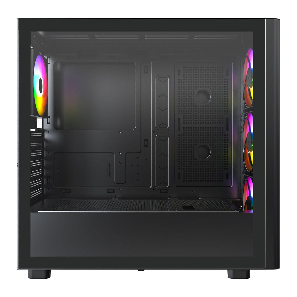 Montech XR Wood A-RGB Black ATX Case