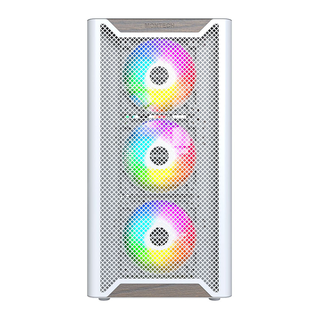 Montech XR Wood A-RGB White ATX Case