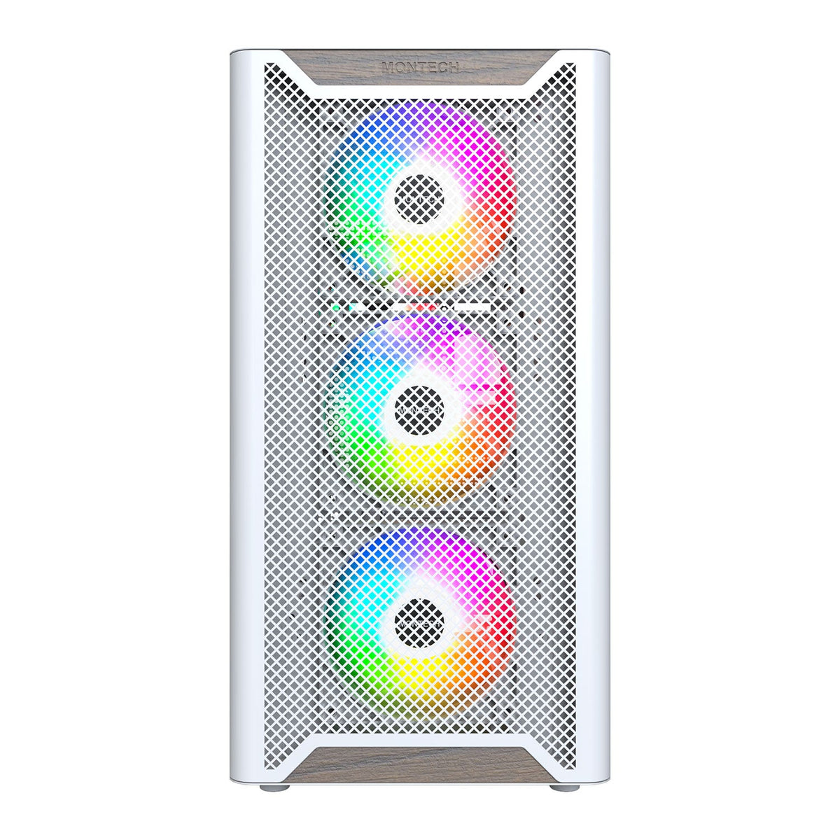 Montech XR Wood A-RGB White ATX Case