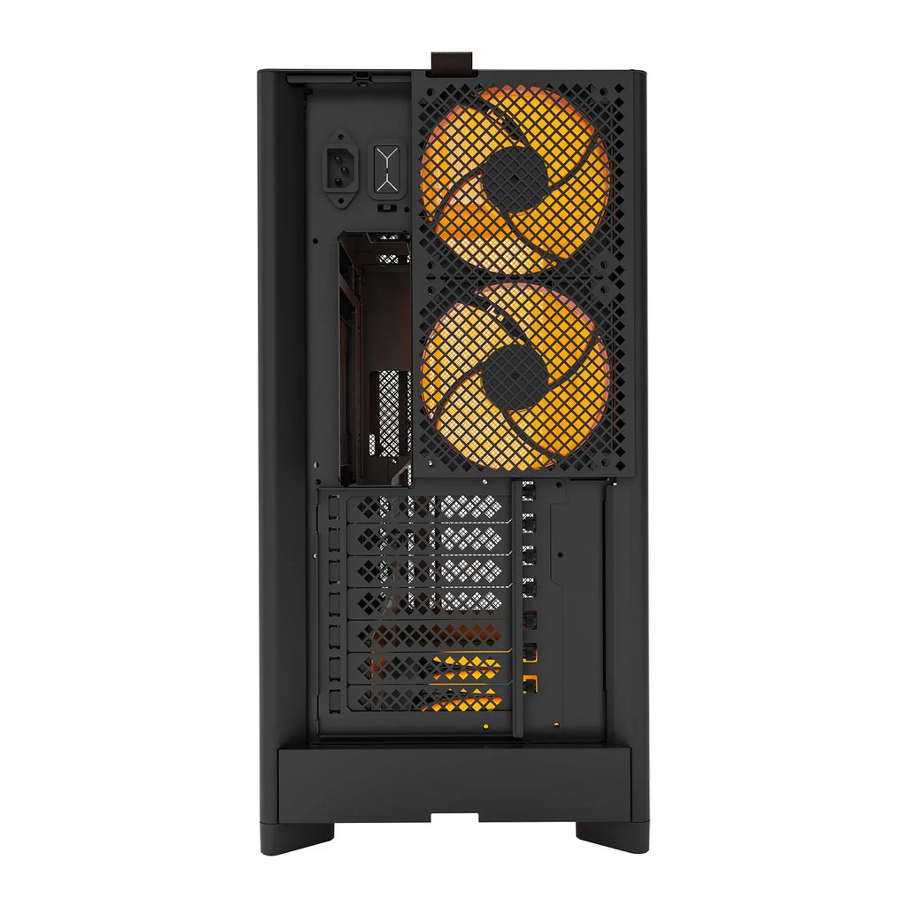 Montech HS01 PRO ARGB Reversible Black ATX Case