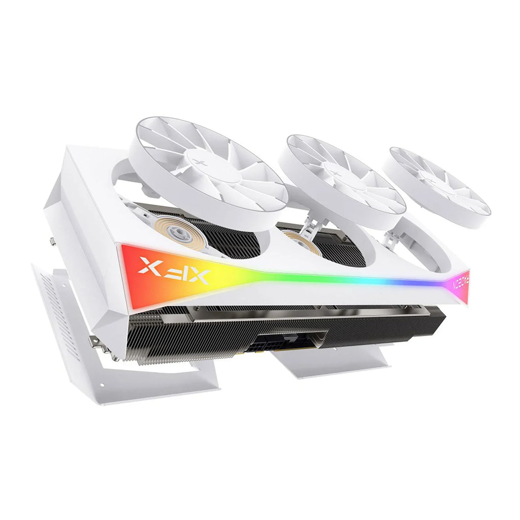 XFX RX 9070 XT Mercury OC White Magnetic Air Edition RGB 16GB Graphics Card