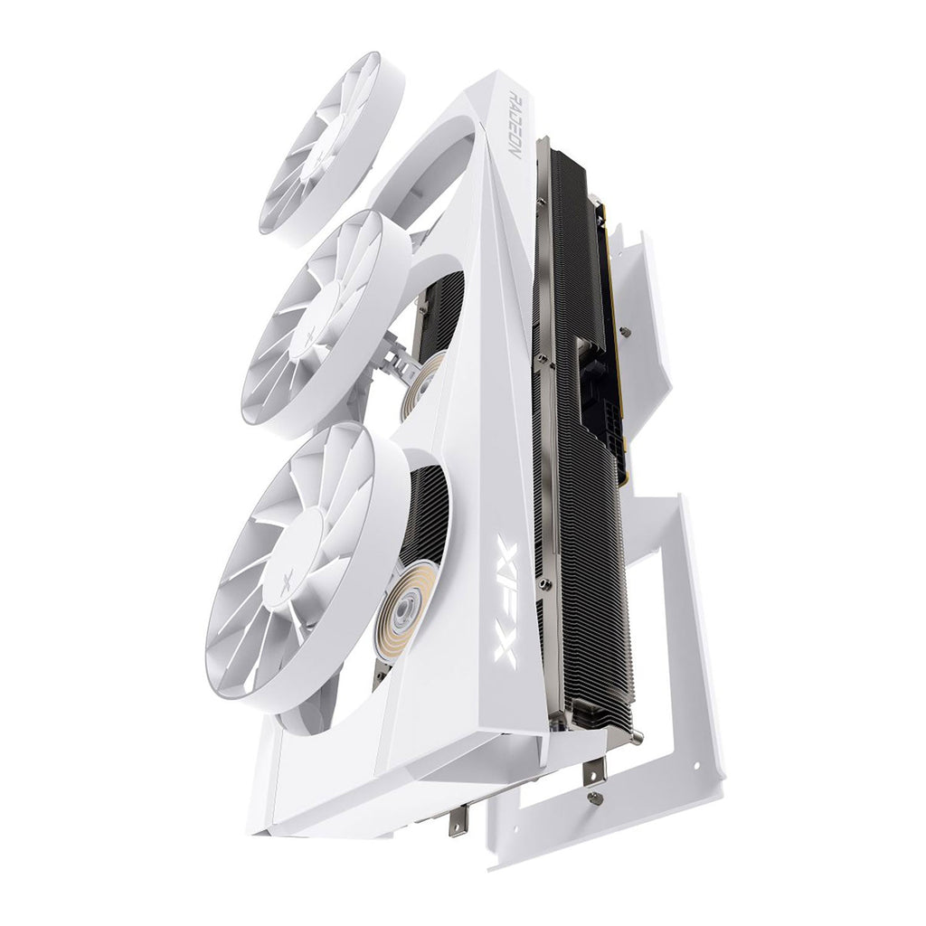 XFX RX 9070 XT Quicksilver White Magnetic Air Edition 16GB Graphics Card