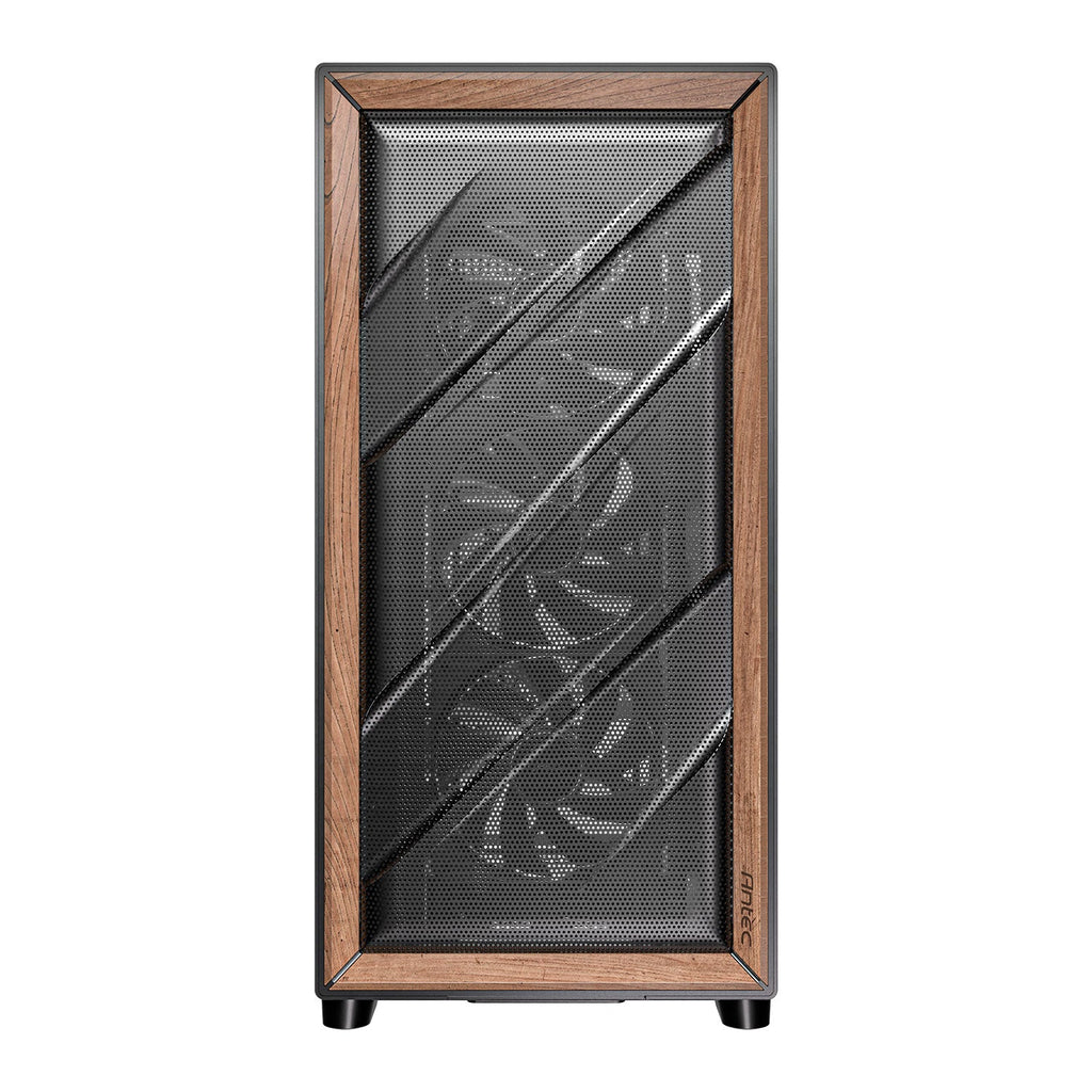 Antec FLUX SE Mesh Black Wood ATX PC Case