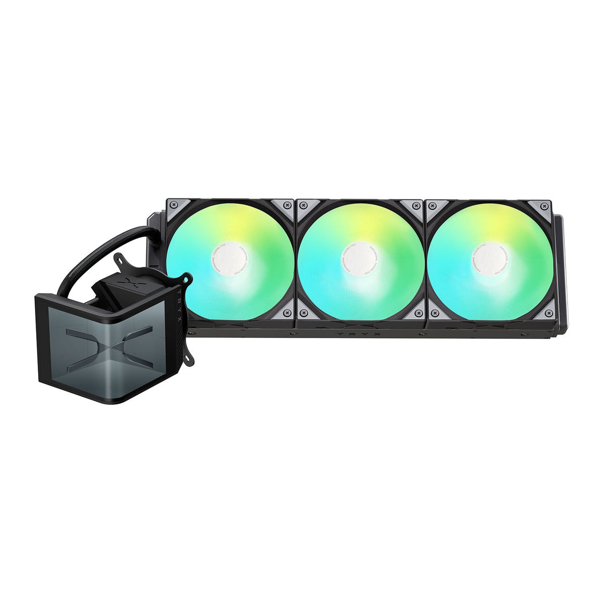 TRYX Panorama SE 360mm LCD Black AIO Liquid Cooler