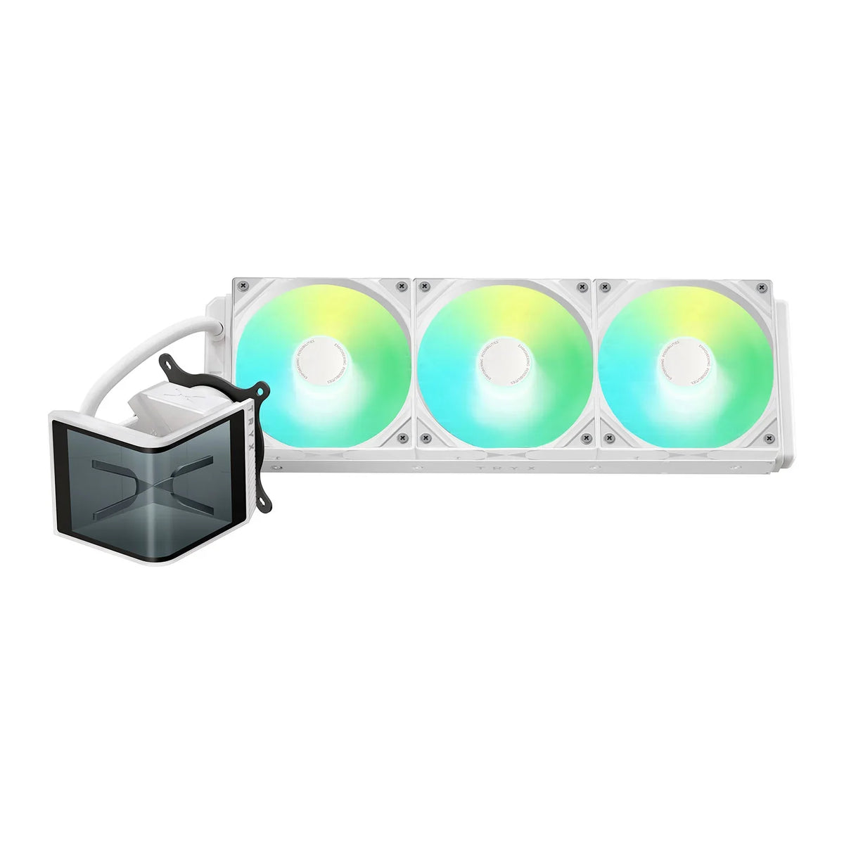 TRYX Panorama SE 360mm LCD White AIO Liquid Cooler