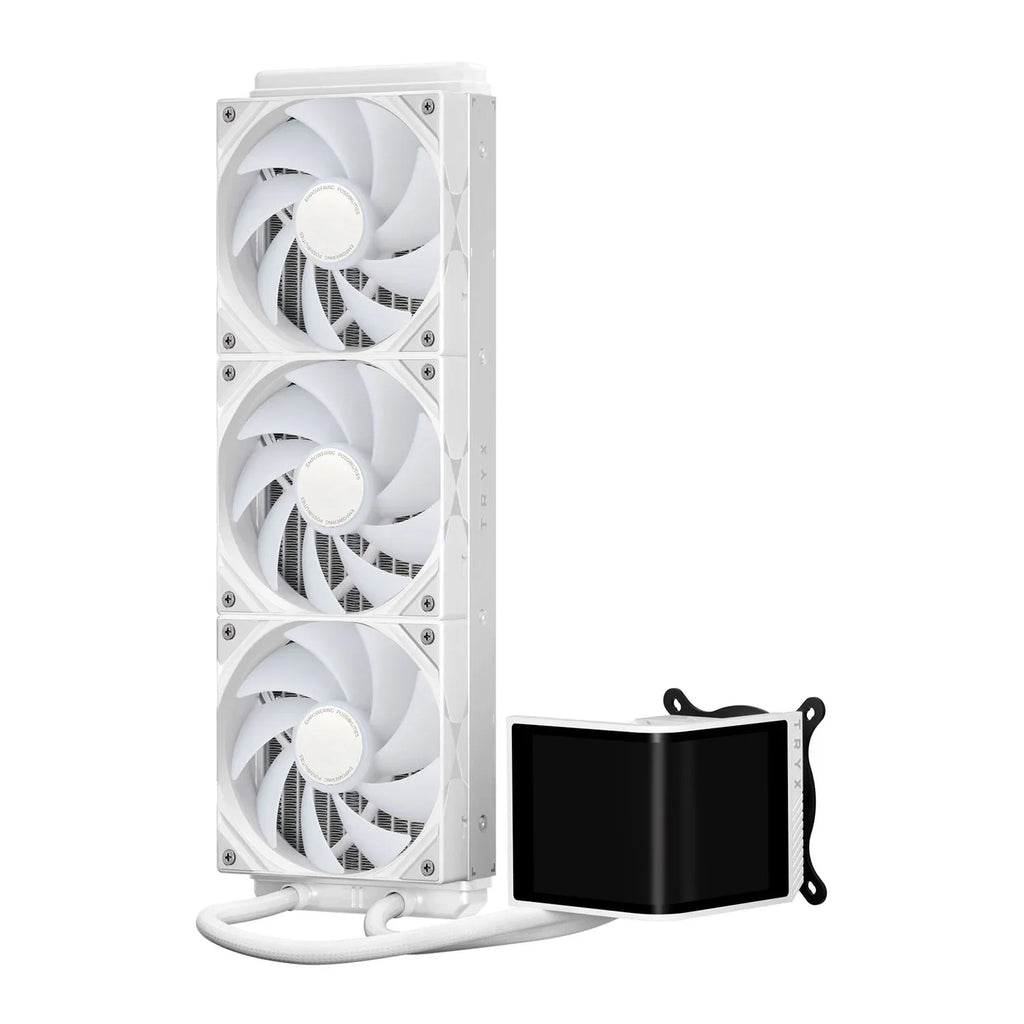 TRYX Panorama SE 360mm LCD White AIO Liquid Cooler