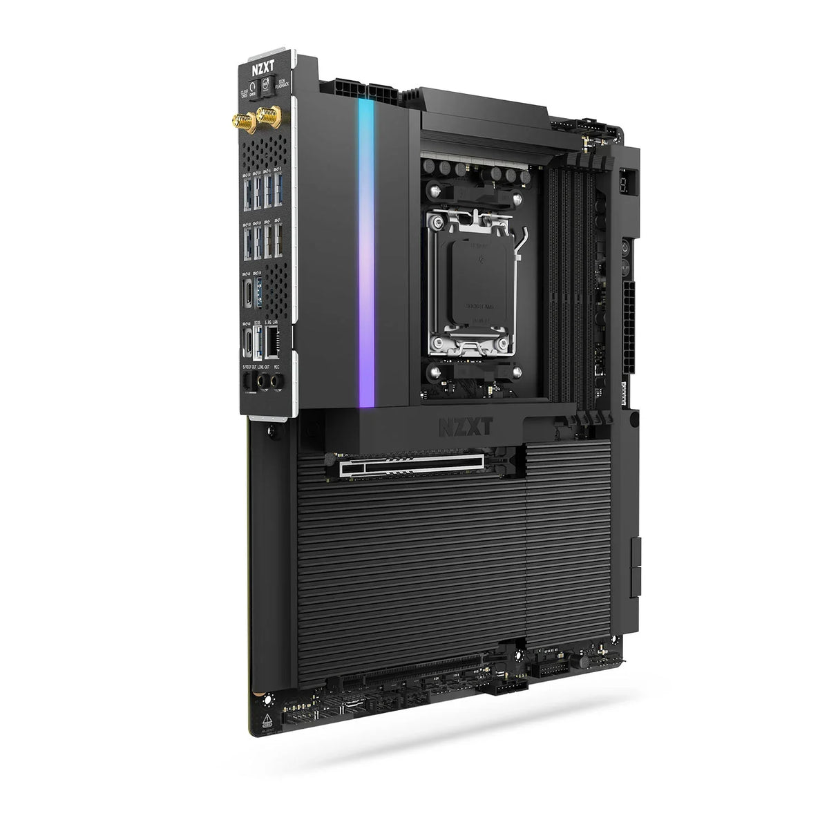 NZXT N9 X870E Gaming Wi-Fi 7 PCIe 5.0 DDR5 Black ATX Motherboard
