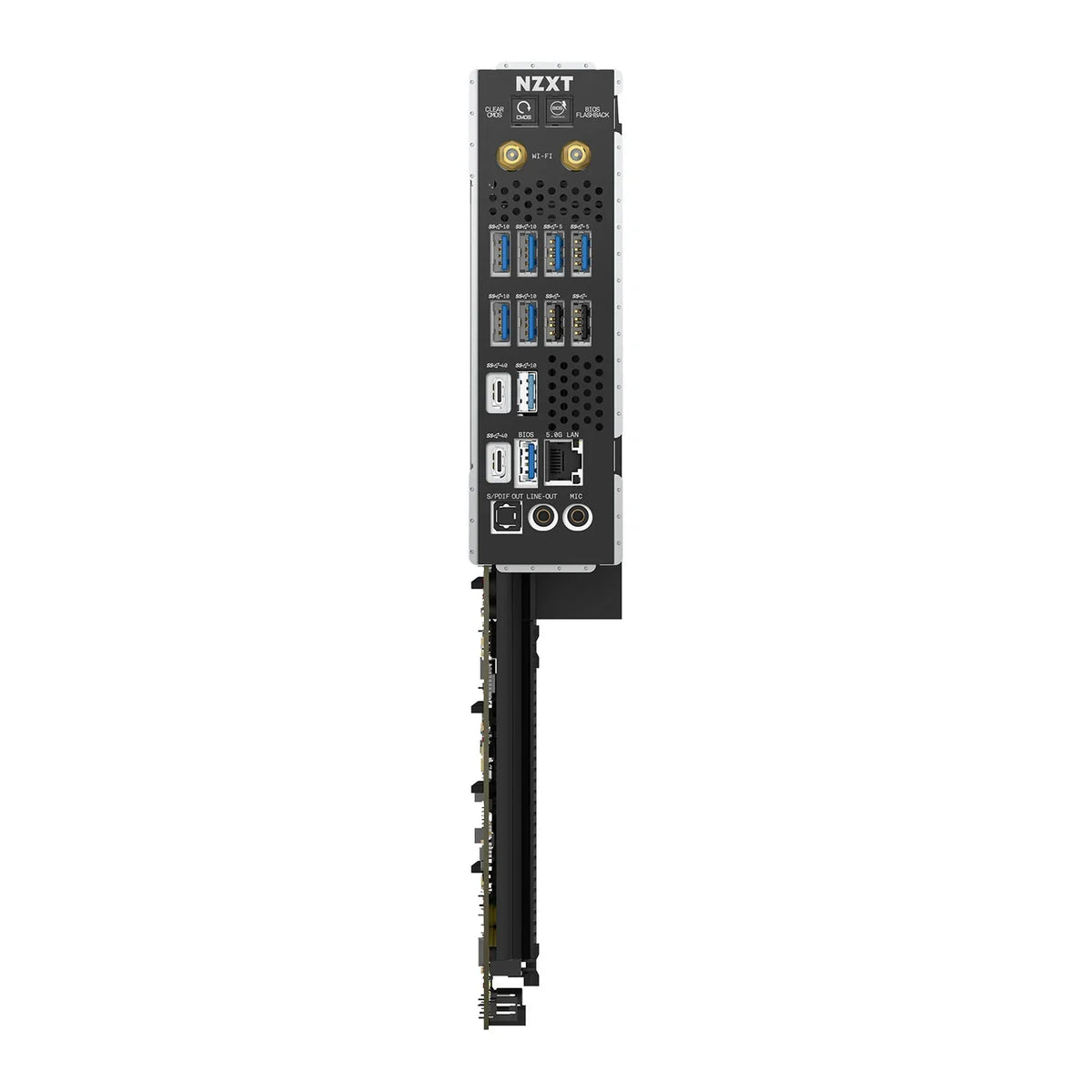 NZXT N9 X870E Gaming Wi-Fi 7 PCIe 5.0 DDR5 Black ATX Motherboard