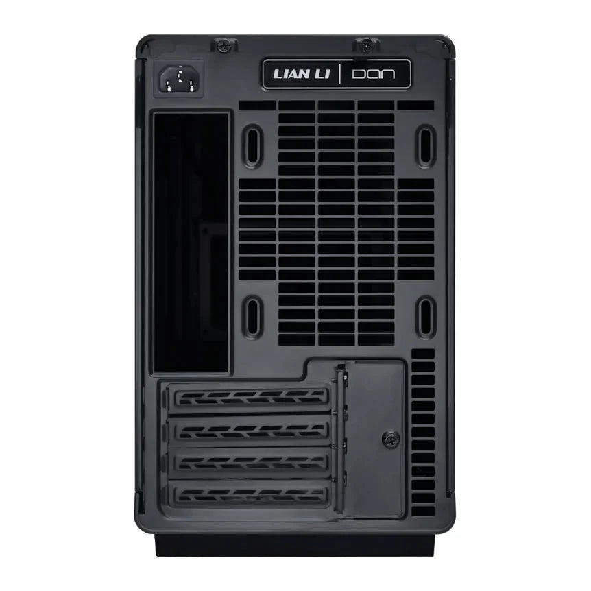 Lian Li Dan Cases A3-mATX Wood Glass Micro ATX Case Black