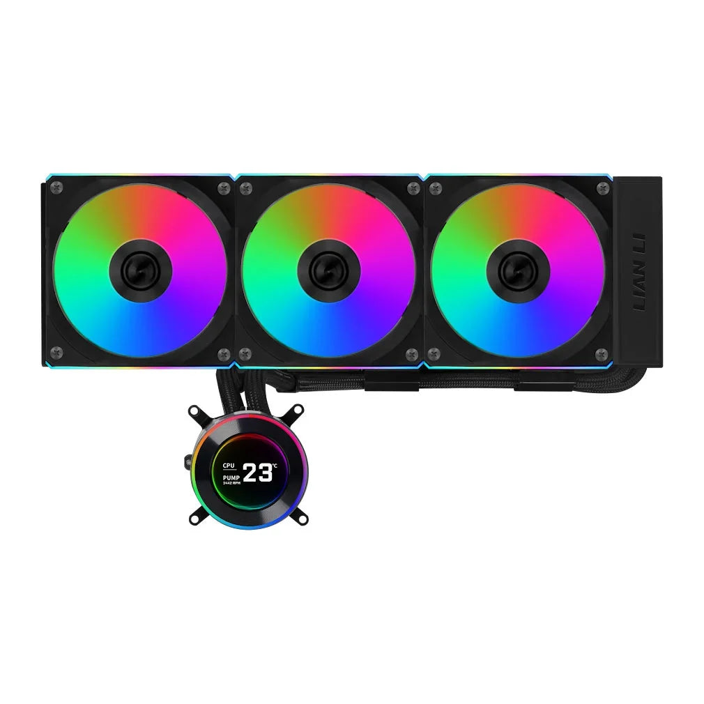 Lian Li HydroShift II LCD-C 360R Black 360mm AIO Liquid Cooler