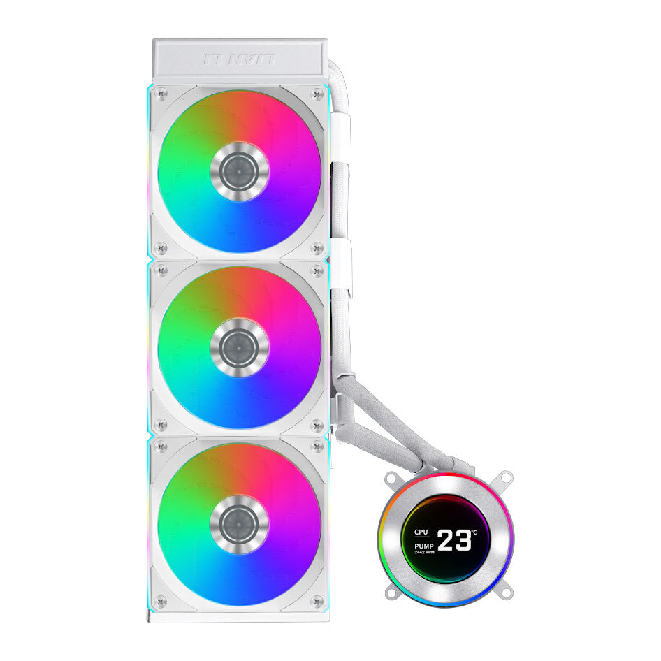 Lian Li HydroShift II LCD-C 360R White 360mm AIO Liquid Cooler