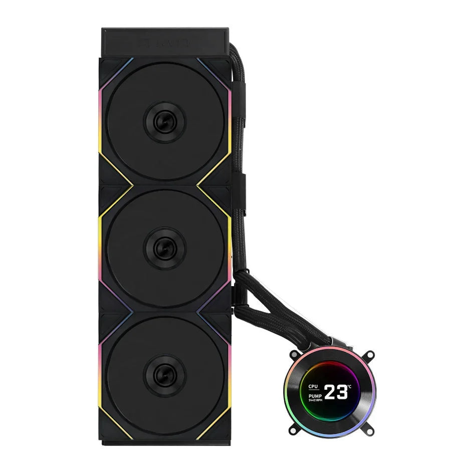 Lian Li HydroShift II LCD-C 360TL Black 360mm AIO Liquid Cooler