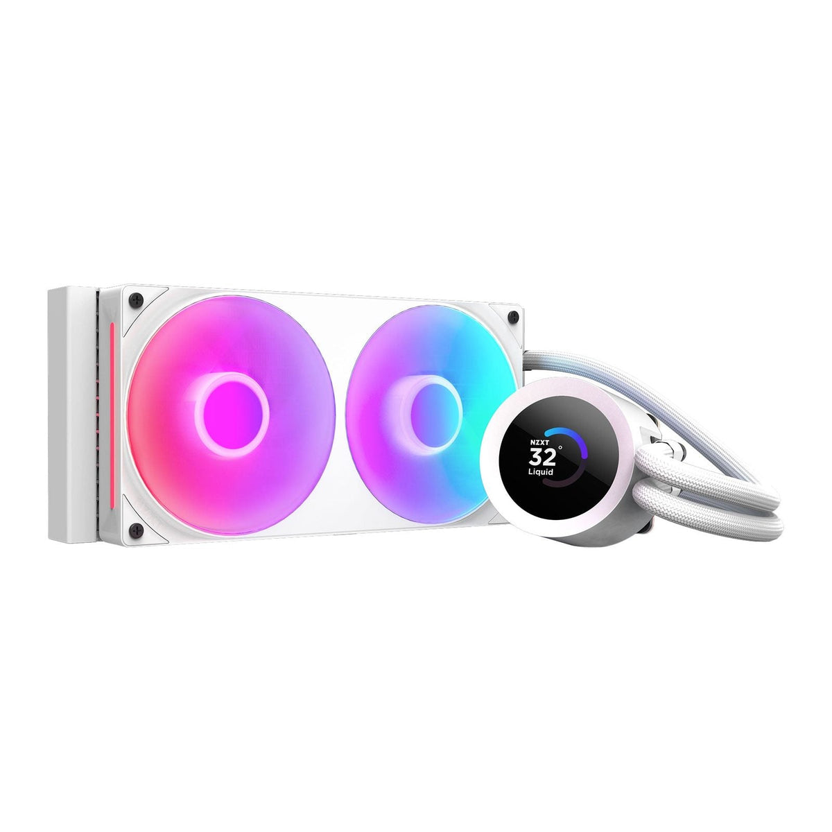 NZXT Kraken 240 Plus RGB White LCD AIO Liquid Cooler