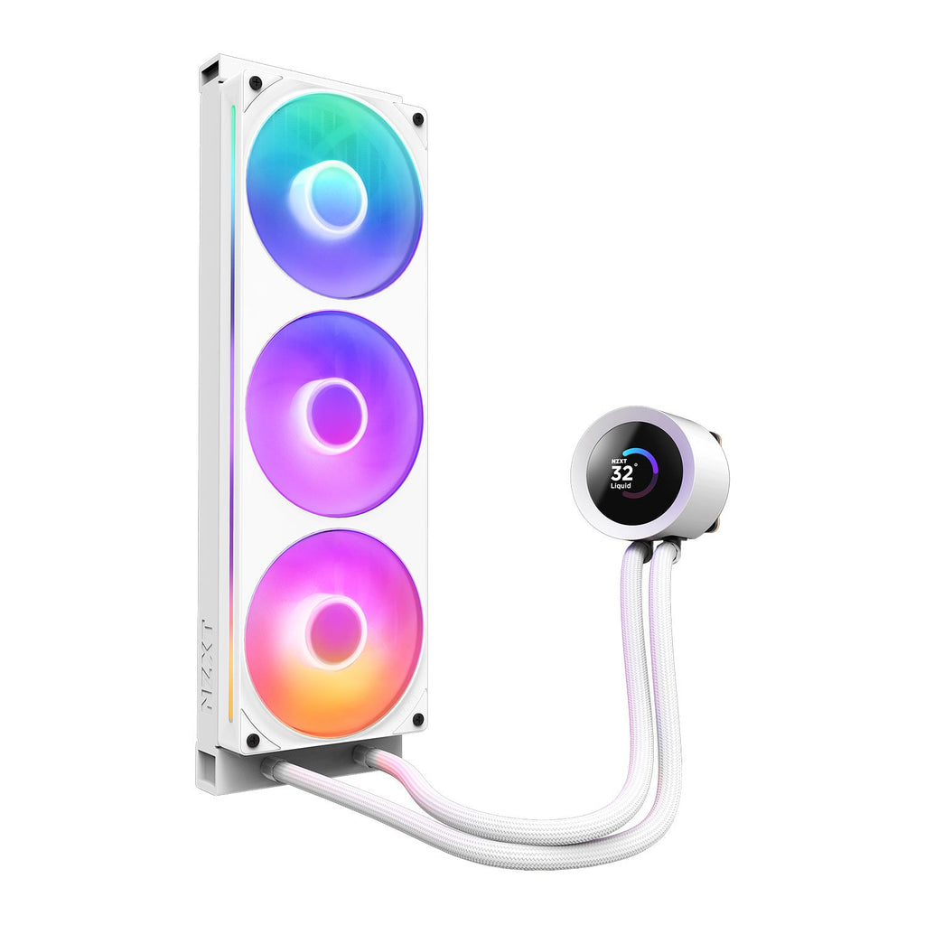 NZXT Kraken 360 Plus RGB White LCD AIO Liquid Cooler