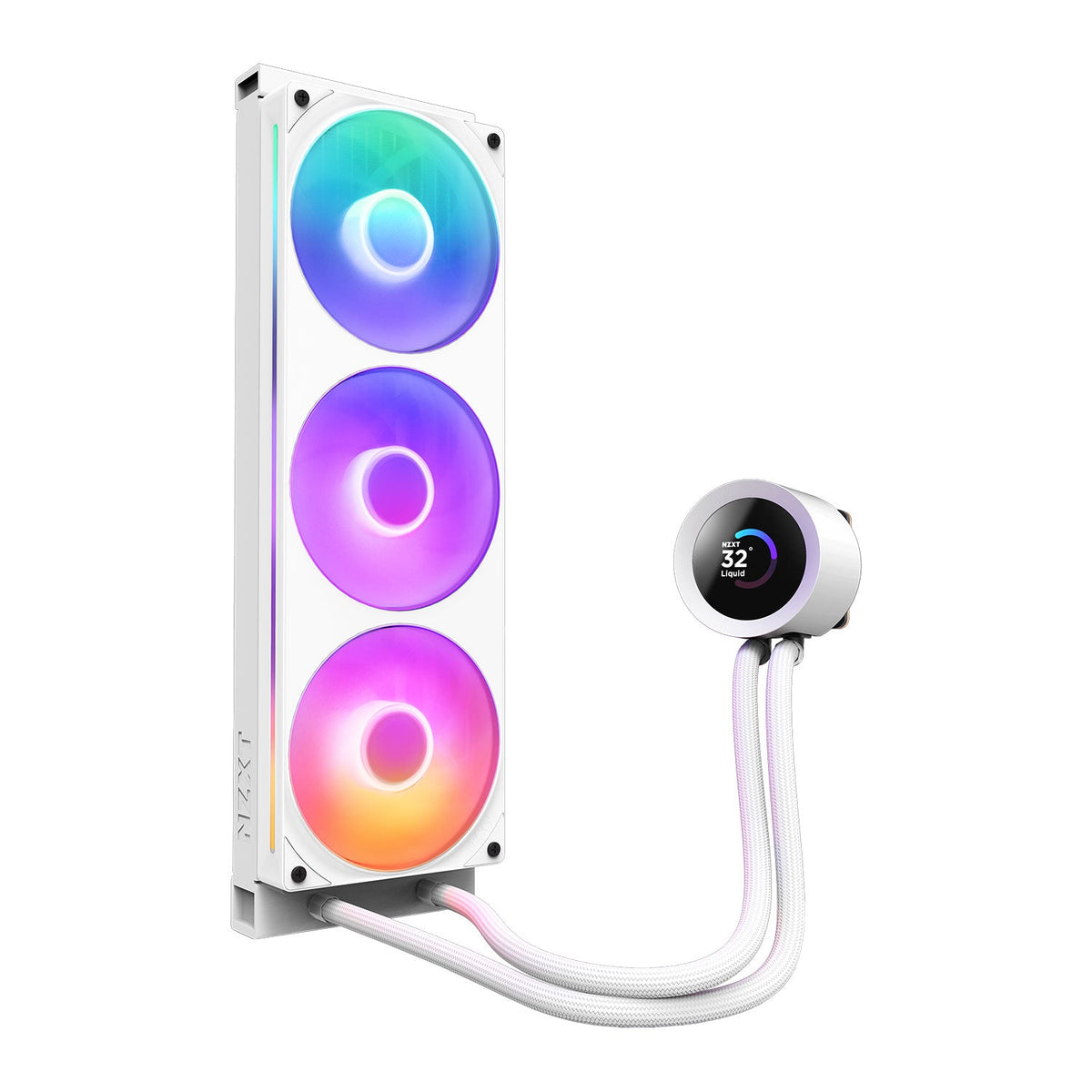 NZXT Kraken 360 Plus RGB White LCD AIO Liquid Cooler