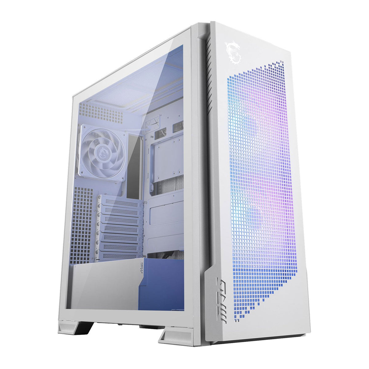 MSI MPG VELOX 300R PZ White Glass ATX Case