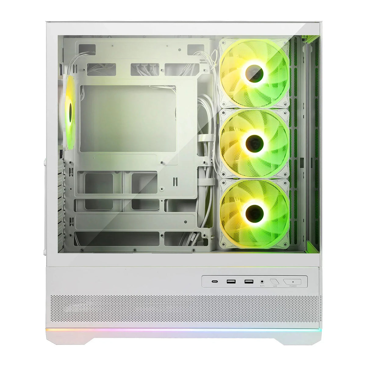 MSI MAG PANO 110R PZ White Glass ATX Case