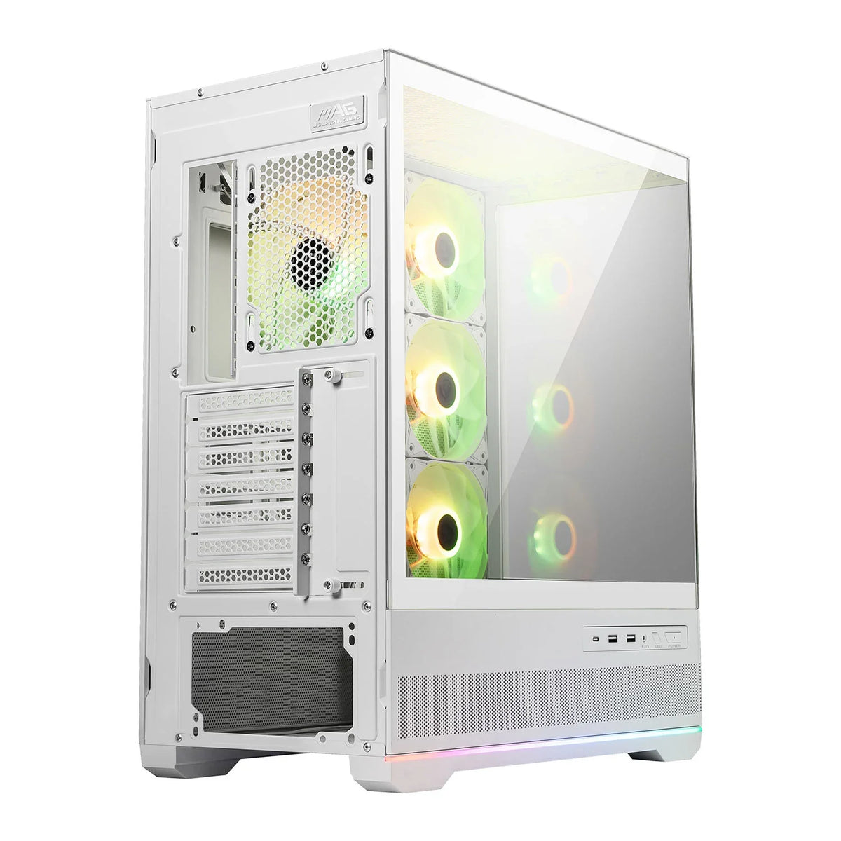 MSI MAG PANO 110R PZ White Glass ATX Case