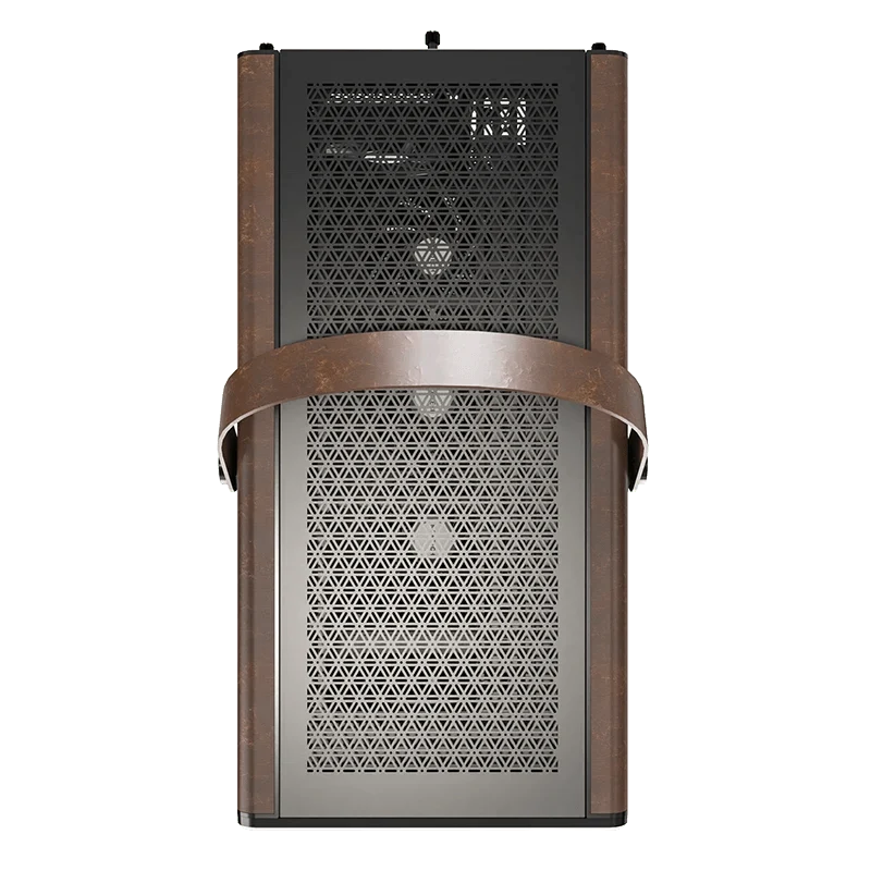Montech Heritage Pro Black Leather Micro-ATX PC Case
