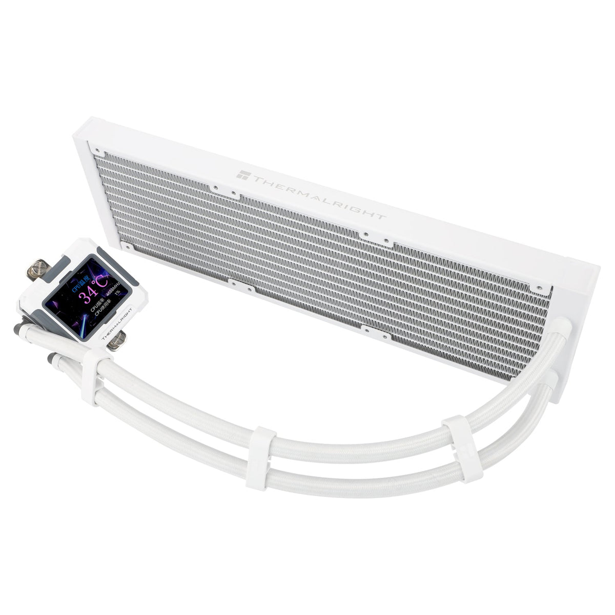 Thermalright Frozen Warframe 360 X White LCD Fanless Liquid Cooler