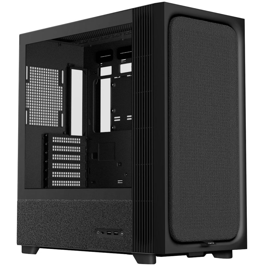 TRYX FLOVA F50 with Crossflow Fan ATX Black PC Case