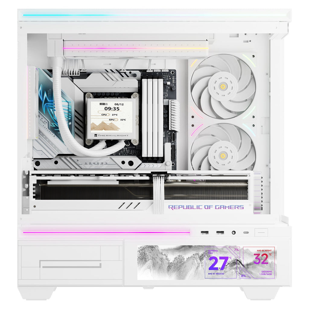 Thermalright TL-UB24RW White A-RGB Reverse 240mm PWM Fan Unit