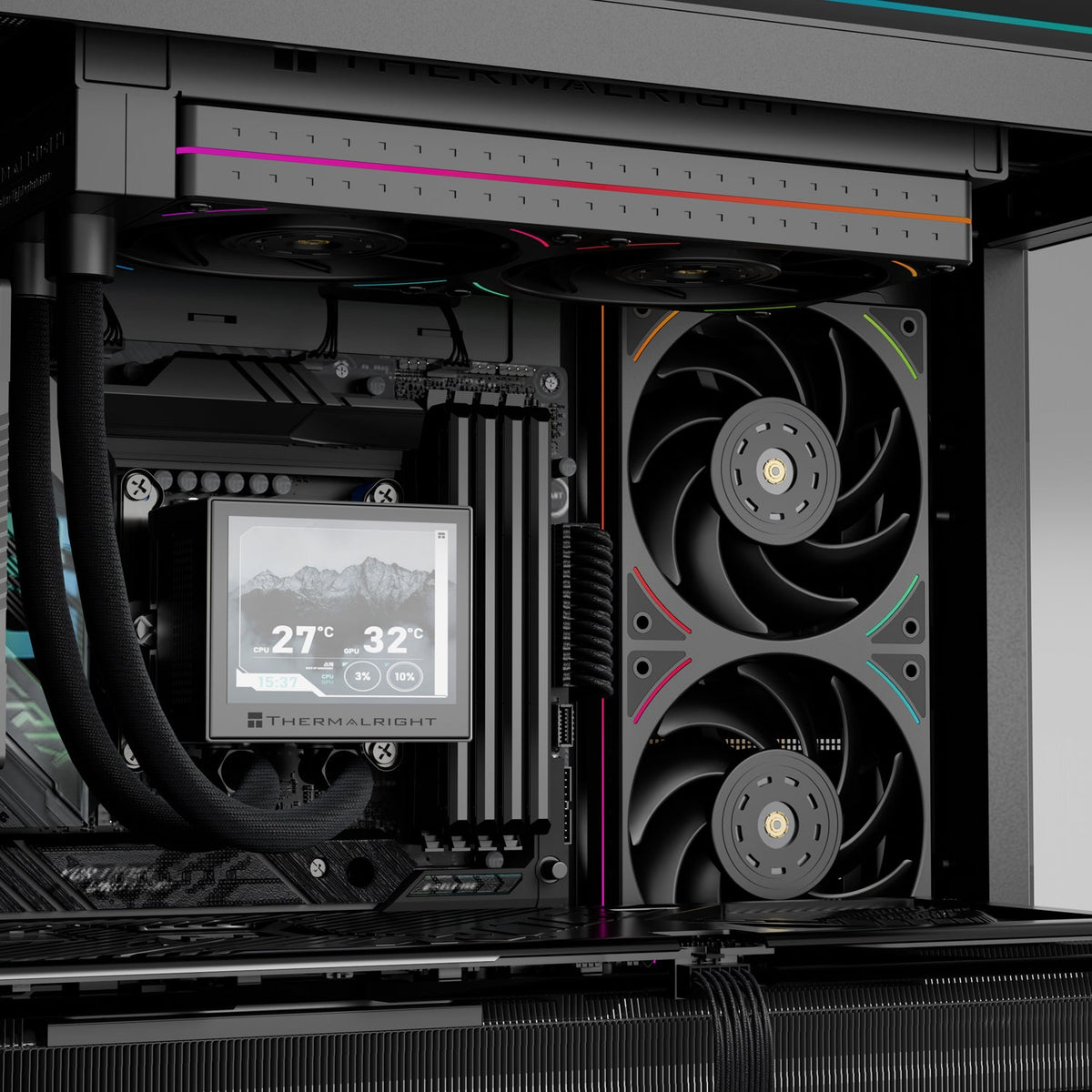 Thermalright TL-UB24 Black A-RGB 240mm PWM Fan Unit
