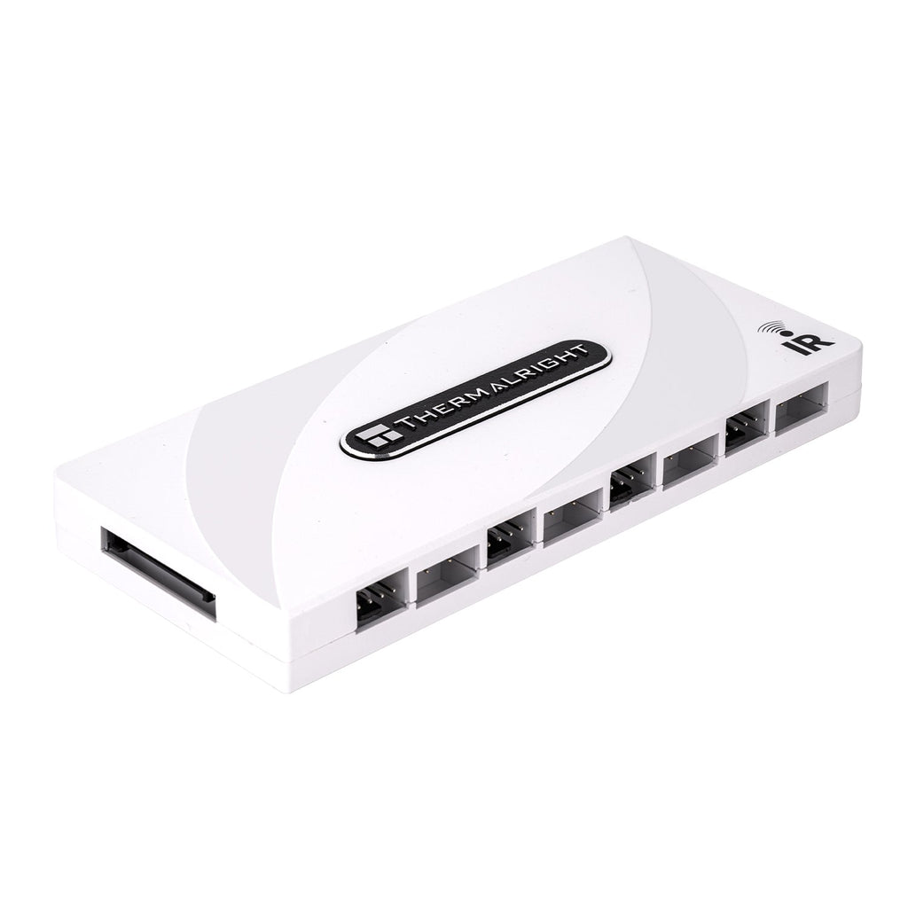 Thermalright 8-Port IR White PWM Fan and A-RGB SATA Powered Hub