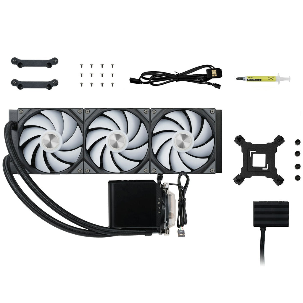 TRYX Panorama ARGB 2025 360mm OLED Black AIO Liquid Cooler