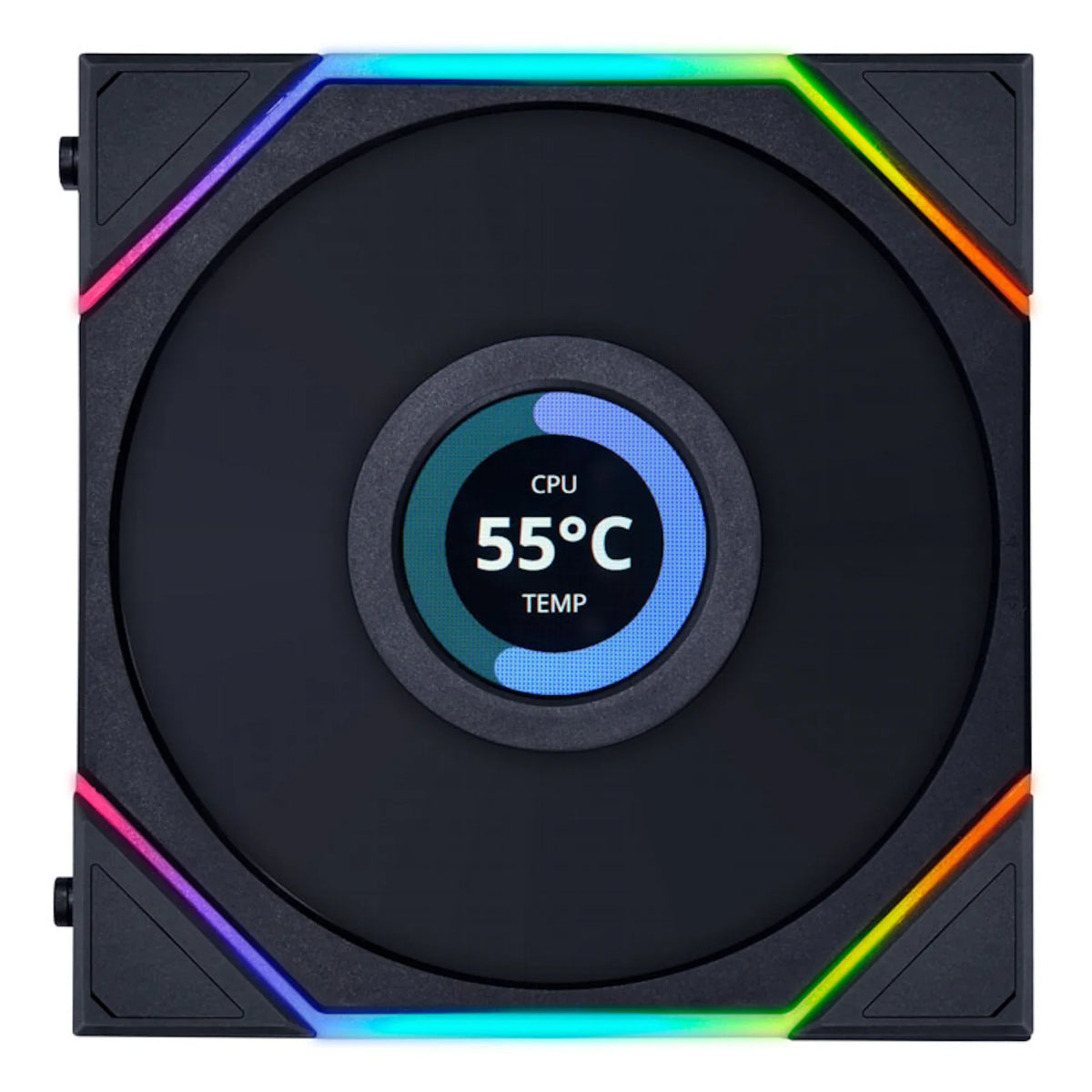 Lian-Li UNI FAN TL120 LCD A-RGB Black 120mm Triple Pack