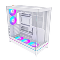 Montech HS02 PRO ARGB Reversible White ATX Case