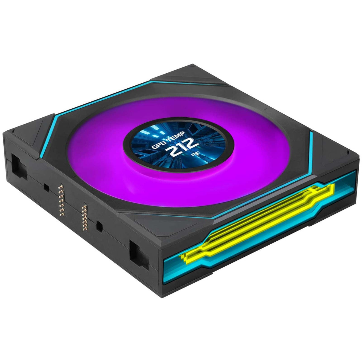Lian Li UNI FAN SLINF LCD FLEX Reverse 120mm Triple Fan Pack - Black