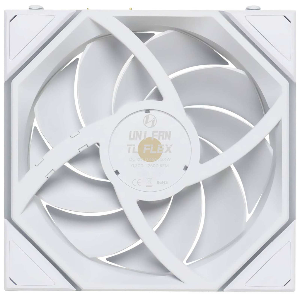 Lian Li UNI FAN TL FLEX 120mm Triple Fan Pack with Controller - White