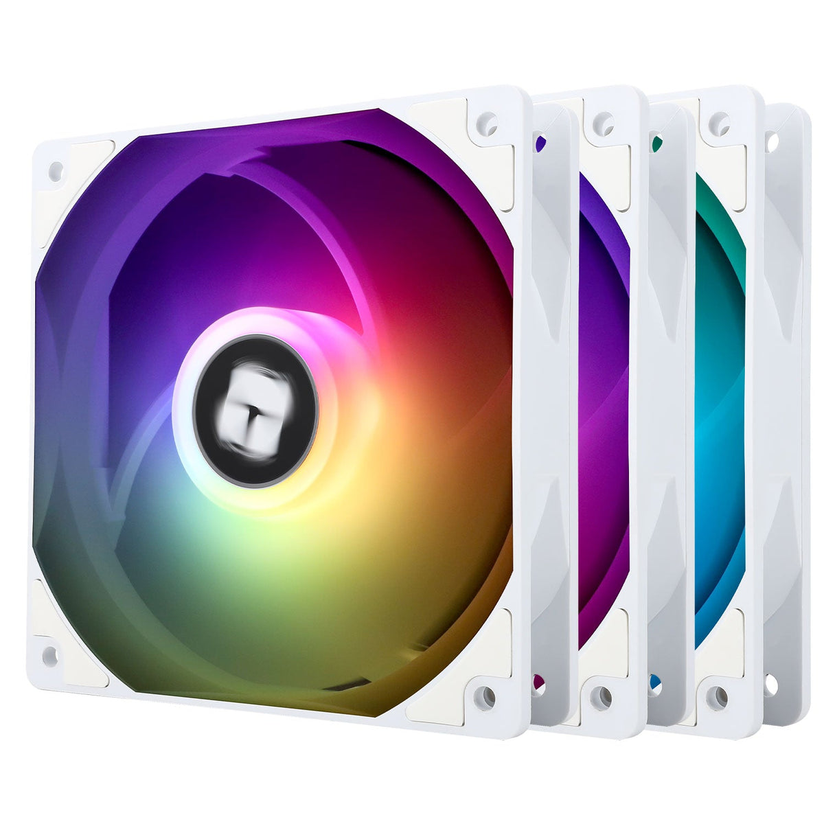 Thermalright TL-C12CW-S White A-RGB 120mm PWM Fans Triple Pack