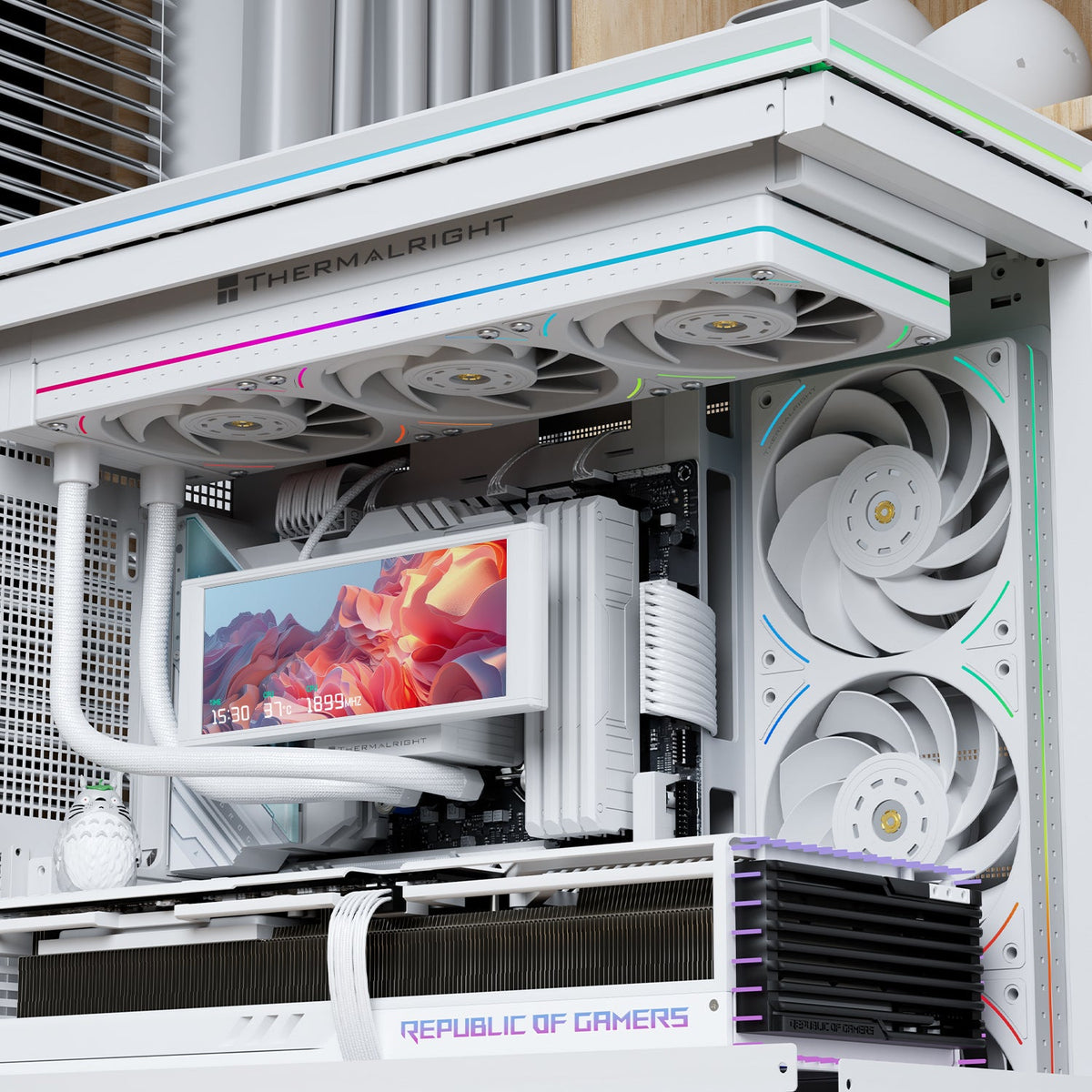 Thermalright TL-UB36RW White A-RGB Reverse 360mm PWM Fan Unit